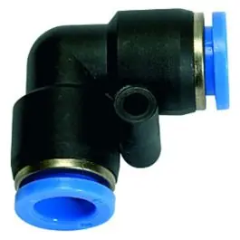 Promoție Conector L, pentru furtun Ø 6 mm, lungime 18.7 mm, max. 10 bar, RIEGLER