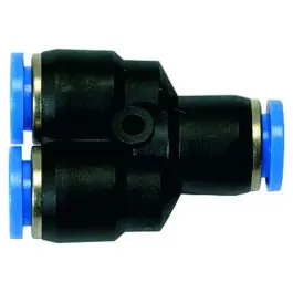 Conector Y, pentru furtun Ø 6 mm, lungime 36.5 mm, max. 10 bar, RIEGLER Ofertă exclusivă