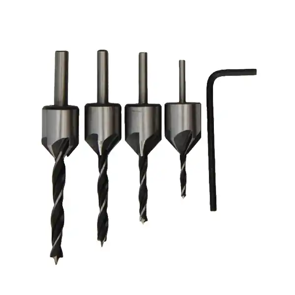 Chilipir Set burghie de lemn pentru suruburi infundate Mannesmann 54805, Ø4-10 mm, 5 piese