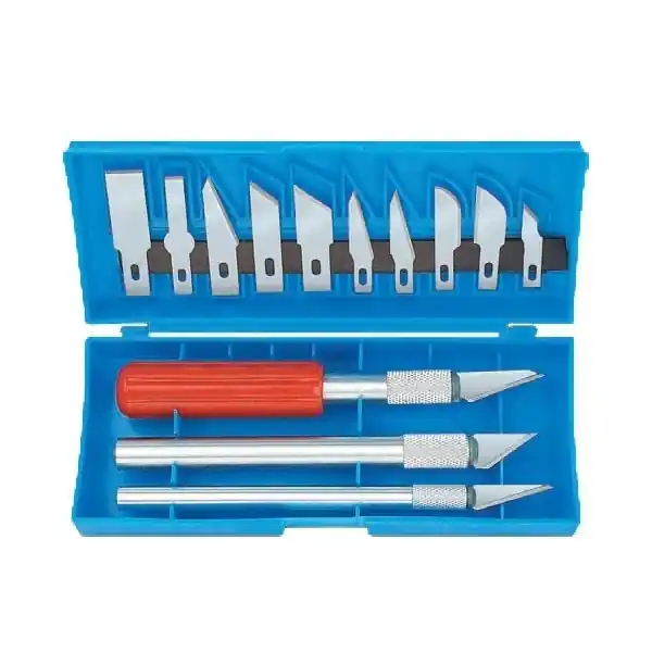 Set de cuttere tip hobby Mannesmann 692-16, 16 piese Lichidare de stoc