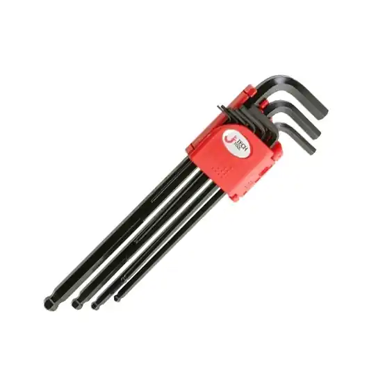 Transport gratuit Set chei imbus Hex lungi cu cap rotund JeTech BM-B9, 1.5-10 mm, 9 piese