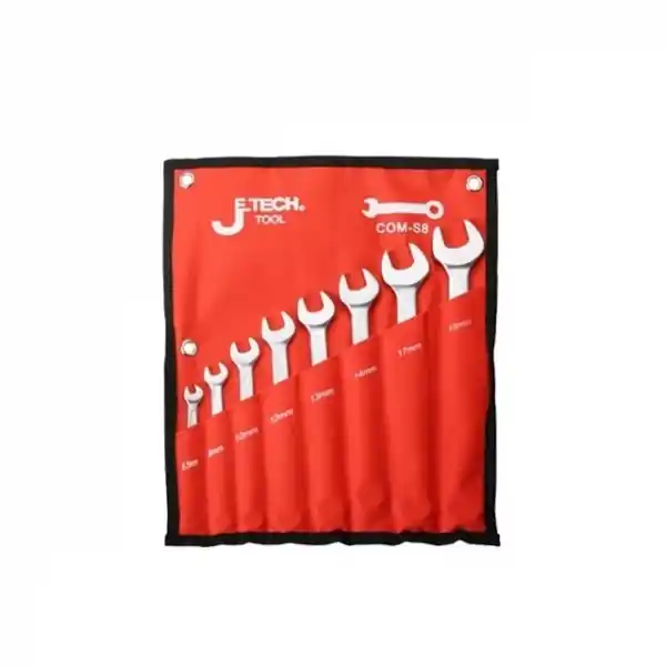 Livrare rapidă Set chei combinate JeTech COM-S8A, Ø5.5-19 mm, 8 piese