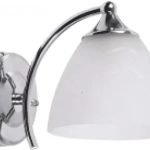 Aplica Arlo Alb+Crom 1XE27 60W Ofertă limitată