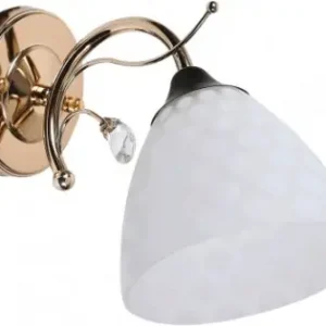 Aplica Dotty Alb+Auriu/Wenge 1XE27 60W Retur gratuit