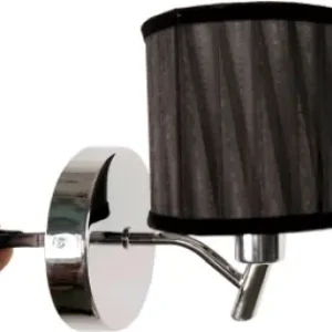 Aplica Glamour Crom+Negru 1xE14 40W Discount