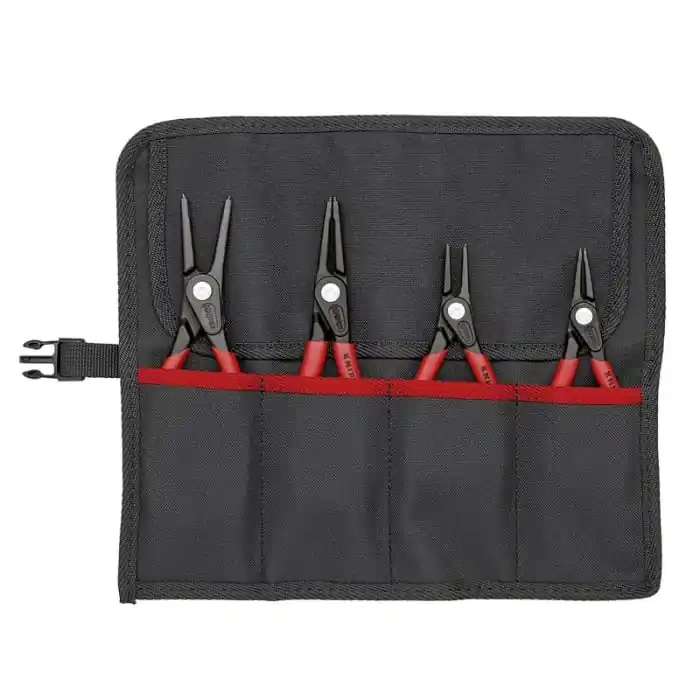 Disponibil imediat Set clesti profesionali pentru inele de siguranta Knipex 00 19 57, 140-180 mm, 4 piese