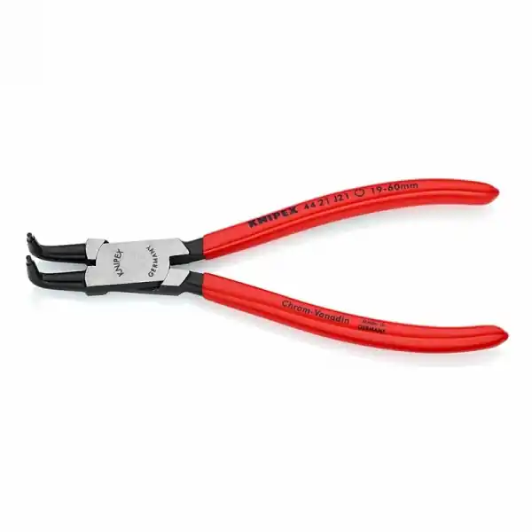 Transport gratuit Cleste profesional de inchidere cu varfuri indoite pentru inele de siguranta Knipex 44 21 J21, 170 mm
