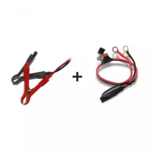 Cumpărături sigure Cabluri pentru redresor, inclusiv cleme de crocodil pentru baterie Dedra