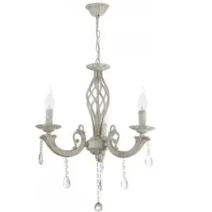Reducere specială Candelabru Pandora Alb Vintage 3xE14 60W