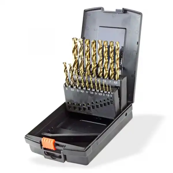 Set burghie HSS pentru metal acoperite cu cobalt Dema 18488, Ø1-10 mm, 19 piese Ofertă de sezon