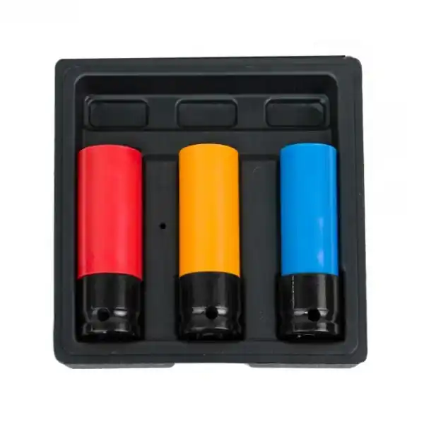 Preț redus Set tubulare impact pentru vulcanizare 26157, 1/2'', 3 piese