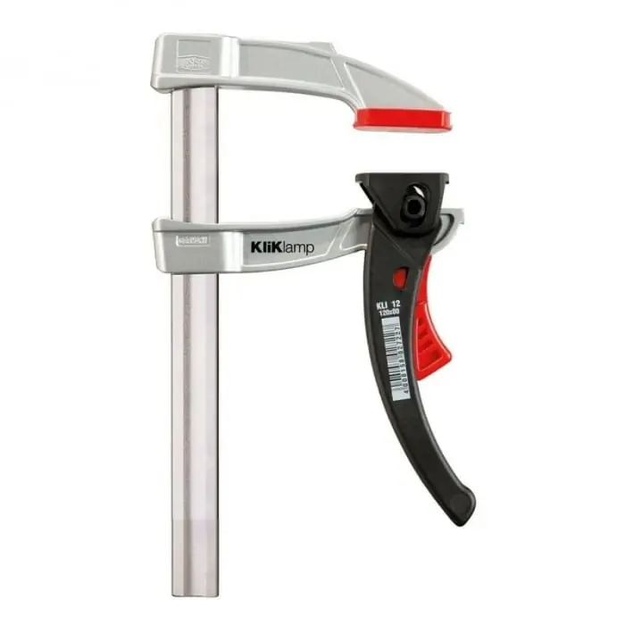 Promoție Menghina tip F cu parghie pentru lemn Bessey KLI12, 80x120 mm