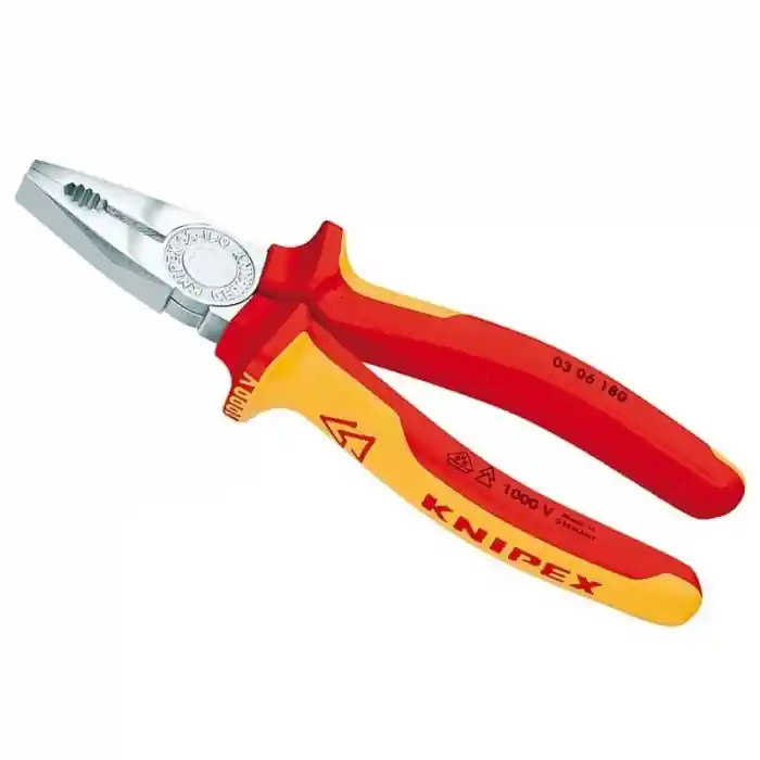 Preț mic Cleste profesional combinat izolat Knipex 03 06 180 T, 180 mm