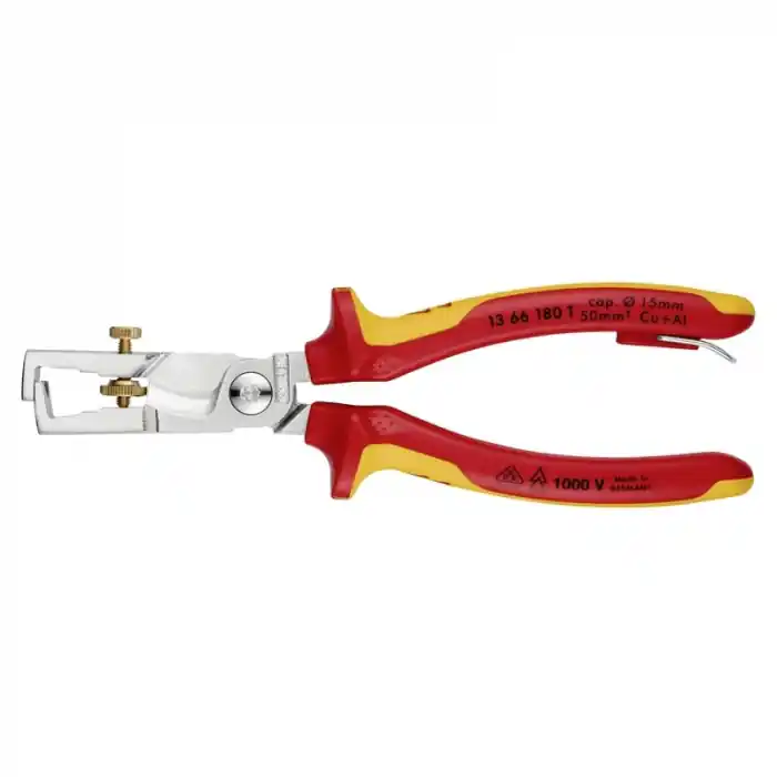 Cleste de dezizolat Knipex 13 66 180 T, 180 mm Super ofertă