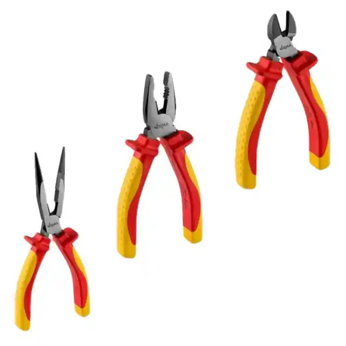 Lichidare de stoc Set clesti pentru electrician ZGS 3IS Dema 20172, 3 piese