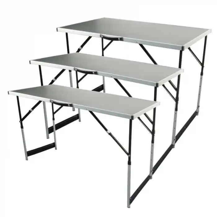 Preferatul clienților Set mese de lucru extensibile Mannesmann 70113, 1000x600x940 mm