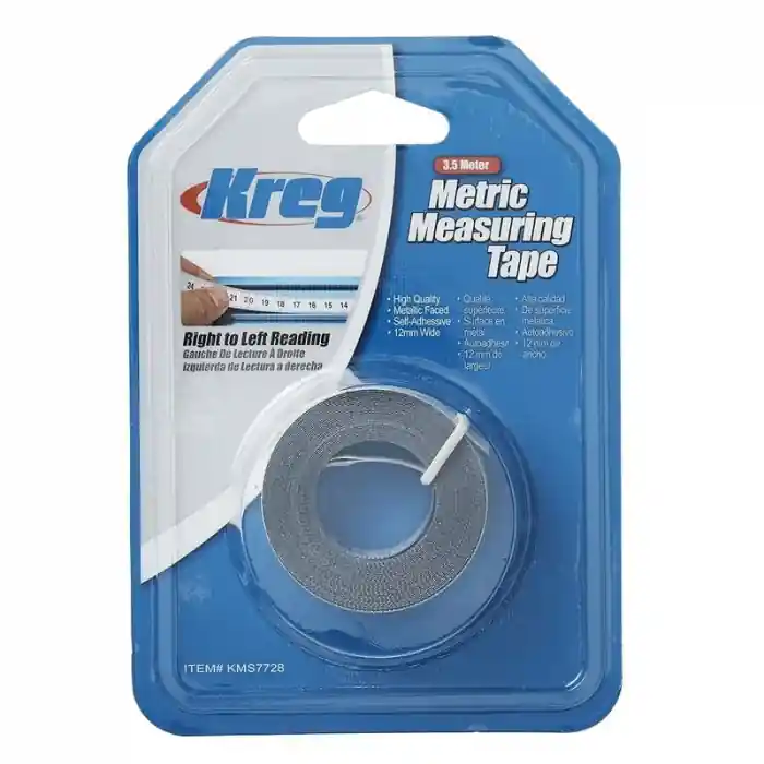 Metru banda cu adeziv Kreg KMS7728, gradatie dreapta-stanga, 3.5x12 mm Ofertă specială