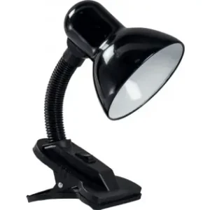 Noutate Lampa Birou Clip Negru 1XE27 60W