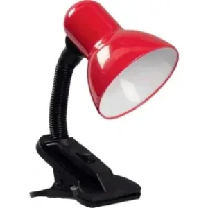 Lampa Birou Clip Rosu 1XE27 60W Reducere