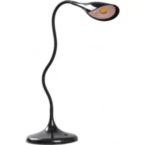 Lampa Birou LED Tulip Negru 6W 3000K Retur ușor