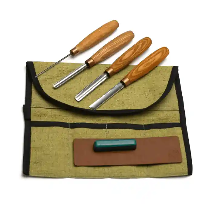 Set de dalti pentru sculptura in lemn BeaverCraft SC02, 6 piese Ultima șansă