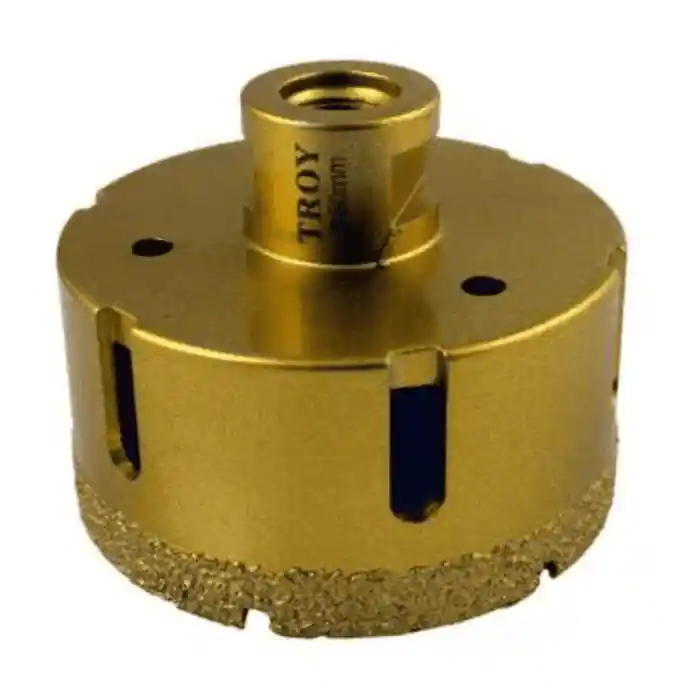 Ofertă specială Carota diamantata pentru polizor unghiular Troy 27450-80mm, Ø80 mm