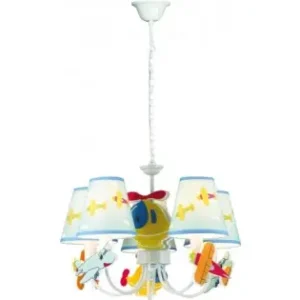 Cumpără online Lustra Airplane Multicolor 5XE14 40W