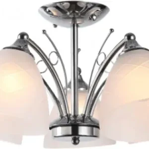 Lustra Arlo Alb+Crom 5XE27 60W Vezi acum