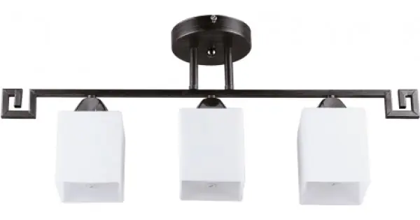 Super ofertă Lustra Elada Alb+Wenge 3XE27 60W