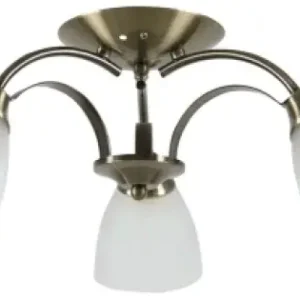 Ieftin Lustra Ivory Alama+Alb 3xE27 60W