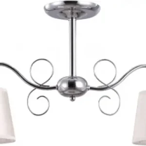 Reducere specială Lustra Ivy Crom+Alb 2xE27 60W