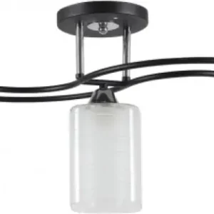 Livrare gratuită Lustra Kalista Crom+Negru+Alb 3xE27 60W