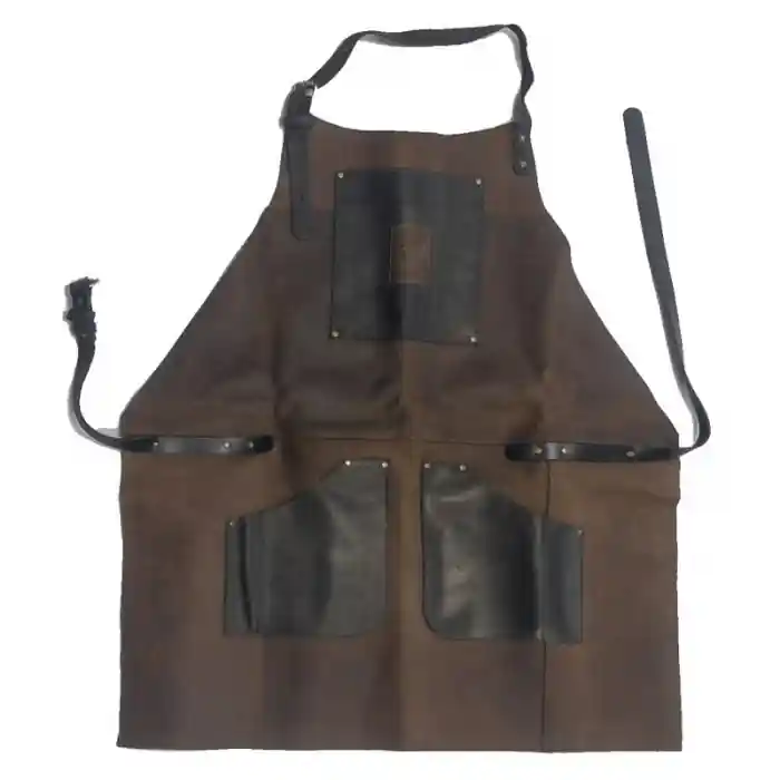 Bestseller Sort de protectie din piele si textil pentru tamplarie BeaverCraft AP3X