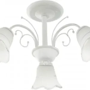 Lustra Lena Alb 3xE27 60W Livrare gratuită