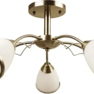 Livrare gratuită Lustra Monica Alama+Alb 5XE27 60W