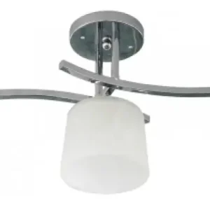 Transport gratuit Lustra Nora Crom+Alb 3xE27 60W