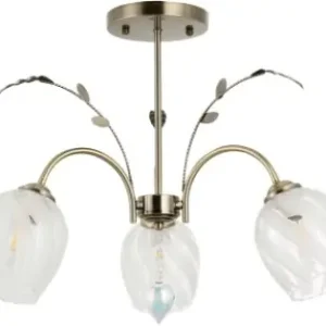 Cel mai bun preț Lustra Octavia Alama 3xE27 60W