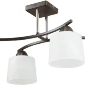 Ofertă Lustra Osaka Alb+Wenge 4XE27 60W