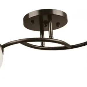 Lustra Ramona Wenge+Alb 2XE27 60W Popular