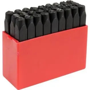 Ultima șansă Poansoane litere a-z, 27buc, 6mm YT-6862