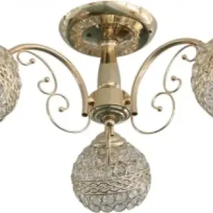 Chilipir Lustra Sunfire Auriu+Alb 3xE27 60W