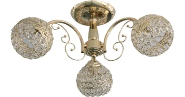 Chilipir Lustra Sunfire Auriu+Alb 3xE27 60W