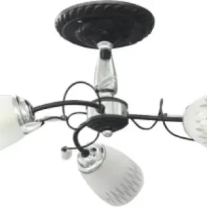 Reducere Lustra Thalia Crom+Negru+Alb 3xE14 60W