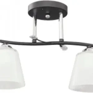 Lustra Valentine Crom+Negru+Alb 2xE27 60W - Adaugă Eleganță și Iluminare în Casa Ta Reducere