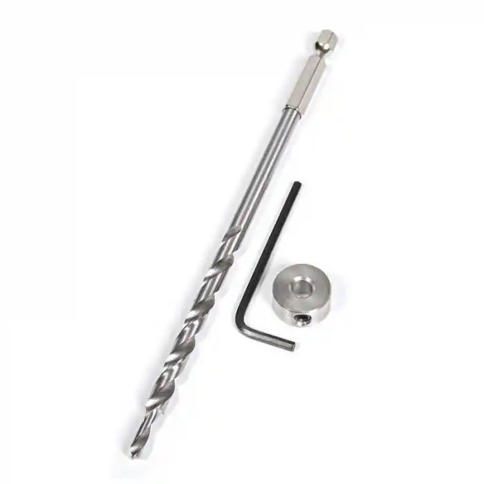 Doar azi Set burghiu, inel si cheie imbus pentru gaurire la unghi in lemn Kreg KJD-DECKBIT, 3 piese