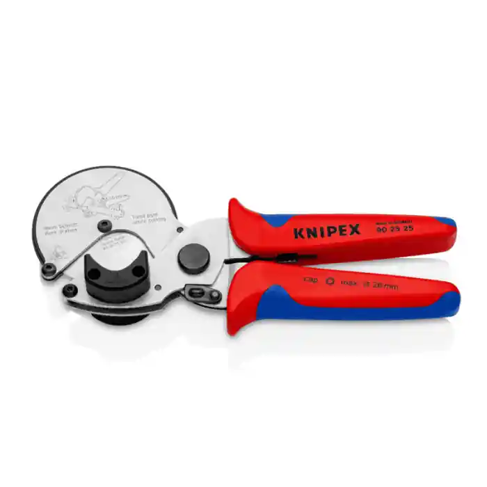 Dispozitiv pentru taiat tevi PVC, plastic Knipex 90 25 25, Ø26 mm Ofertă limitată