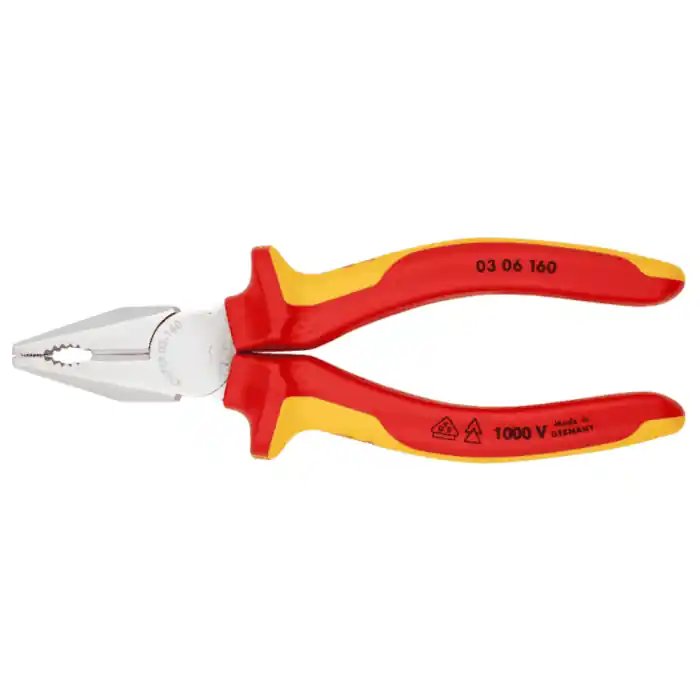 Cleste profesional combinat izolat Knipex 03 06 160 SB, 160 mm Livrare expres