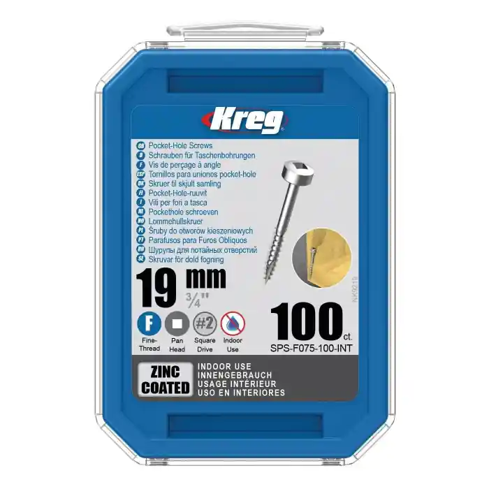 Set holtsuruburi pentru gauri in lemn Kreg SML-F125-100, Ø8x32 mm, 100 bucati Cumpără online