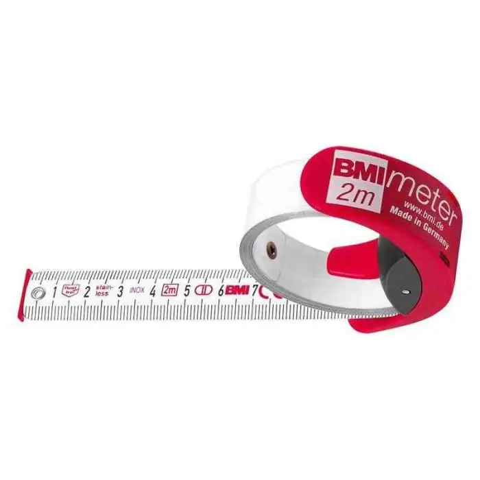 Ruleta BMI 429241021, 2 m x 16 mm Nu rata