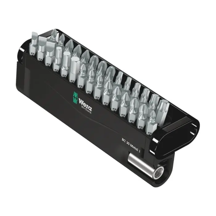 Set de biti cu suport BC 30 Metal 1 Wera 05057434001, 30 piese Promoție